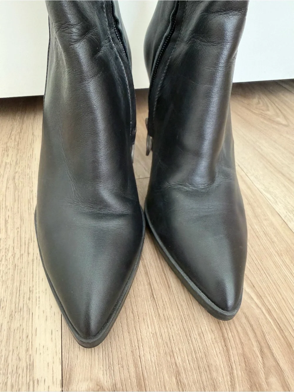 Handmade Genuine Leather Over-the-Knee Boots – Teaser Tabi Style – Size 6